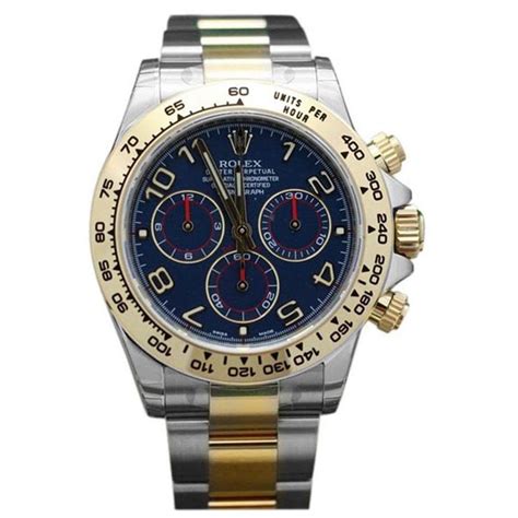 rolex daytona two tone blue dial|rolex daytona clear back.